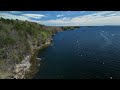 DJI Air 3 footage of Rockport harbor Maine 5-12-24