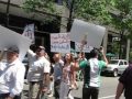 Chrsitians demonstration in Washington DC at Washington Port Building.  on Julu 26th 2014