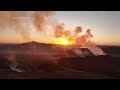 Iceland volcano erupts amidst Northern Lights display | AP EXCLUSIVE
