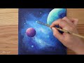 Mysterious Universe Painting 💫 | Step by step Acrylic Painting | Satisfying Art #165