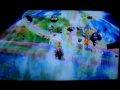 Rainbow Road, Mario Kart, Wii. Racing a Staff Ghost. Cammed.