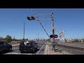 *Major Crossing Fail* Train Approaches & Gates Rise, Power Inn Rd. Railroad Crossing, Sacramento CA