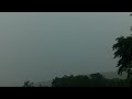 Thunderstorm outside my porch