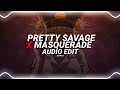 pretty savage x masquerade - black pink & siouxxie [edit audio]