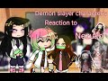 demon slayer character's Reaction to💓 //Nezuko//💓✨the Languages is 🇮🇶 🇺🇲