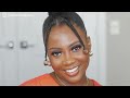 Easy Top Knot Bun Hairstyle on Short 4c Natural Hair | NO Heat