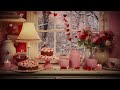 Valentine's Day Kitchen ‎♡‧₊˚☕️꒷꒦🍰˚꒱ | ASMR | Ambience | Oldies Playing In Another Room ( •◡-)-♡
