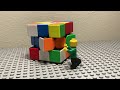 Lego Man solves a Rubik’s Cube