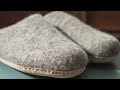 Felted Wool Slippers for Men & Women  by The Brown Bear Distribution Inc.