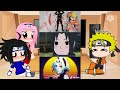 Past Team 7 React || NaruHina SasuSaku || Naruto || Gacha Club
