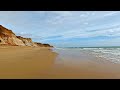ALGARVE, Portugal 🏝️ Beach Walk with Ocean Waves Sounds 🌊