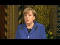 Angela Merkel Speaking English to British Parliament