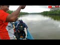 mancing ikan gulama di muara sungai papua bonus ikan tompel babon dan ikan pari #ikangulama