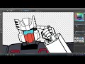 Chromedome, I don't feel so good! Krita Timelapse. IDW Rewind.