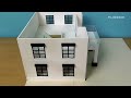 Making A Modern Residential Building Model | Miniature House #22