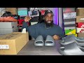 Adidas Yeezy Slide Slate Grey On Feet Review With Sizing Tips