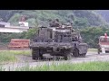 11式装軌車回収車 [ CVR ] 玖珠戦車道 にて 10式戦車 回収訓練を密着撮影👀✨