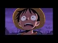 Luffy pushes a zombie