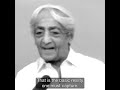 The art of observation | Krishnamurti