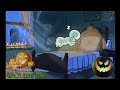 HALLOWEEN 🎃 Oldies music playing in another room and it's raining (w/ thunders) 👻 6 HOURS ASMR v2