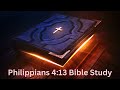 Quick Bible Study on Philippians 4:13