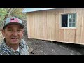 Tiny Cabin Build: Installed Real Board And Batten Siding
