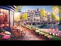 Amsterdam Cafe☕ with Relaxing Jazz for working, studying and relaxing 🐹Lofi-Vibes