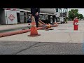 Gas station delivery setup