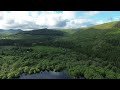 Flying over the Brecon Beacons (South Wales)