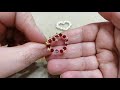 Tutorial Cuore con Perle e bicono Swarovski