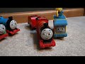 Thomas and Friends All Engines Go Talking Gordon, James, & Percy Unboxing