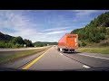Driving along The Entire Length of the West Virginia Turnpike I77