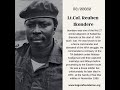 The Life Of The Late Lt Col Reuben Ikondere (1959-1999)