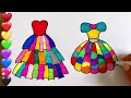 How to Draw a Dress Drawing and Painting for Kids