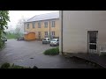 2018. április 24. Intenzív záporeső Egerben a Baktai úton