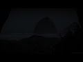 ► Rain in a Tent by the Ocean ~Rainstorm and Ocean Wave Sounds for Sleeping, Night 10 hours (lluvia)