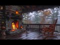 Rainy Morning at the Porch: Bonfire & Autumn Ambience for Sleep