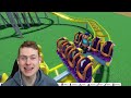 Building The FLOORLESS COASTER in 1 MINUTE, 10 MINUTES and 1 HOUR!