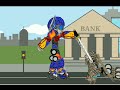 transformer optimus prime vs bonecrusher (stickman animation)