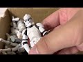 Box of clone trooper lot action figure clone commando 501st and more