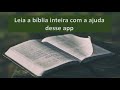 PLANO DE LEITURA DA BÍBLIA  2021 - BAIXE O APP MARCADOR DE LEITURA DA BÍBLIA