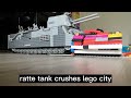 The biggest motorised Lego® Ratte tank