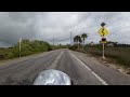 Riding an Harley Davidson Fatboy through Aripeka Florida