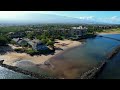 Kelepolepo  Beach morning fly-about 4K