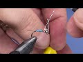 Tying a Firefox Perdigon Blue Fly pattern For  Trout and Panfish - Piscator Flies