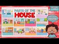 LECCIÓN 23: PARTES DE LA CASA EN INGLÉS Y ESPAÑOL | PARTS OF THE HOUSE