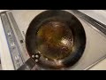 鉄フライパンの育て方。テフロンを越える⁉︎マル秘テクニック！grow frying pan