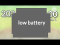 low battery (read desc.)