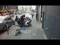 pressure washing the wrong block... oh yeah, and chairs and wheelchairs, walkers, mobility scooters