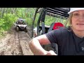 First time taking the Polaris RZR 200 out on the trail…can it make through all the mud